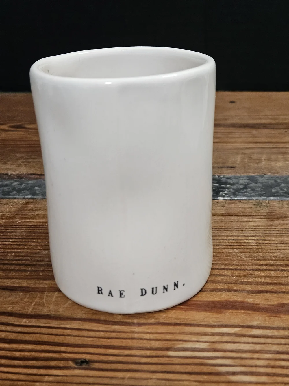Rae Dunn White 'Home Team' Ceramic Candle
